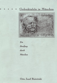 Bistritzki Otto Josef - Gedenktafeln in München