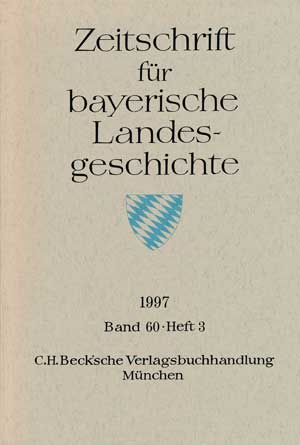  - Zeitschrift für bayerische Landesgeschichte