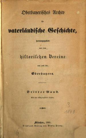  - Oberbayerisches Archiv 1841