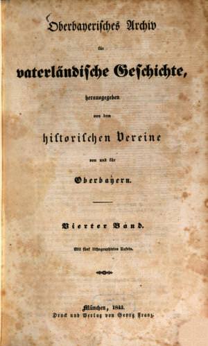  - Oberbayerisches Archiv 1843