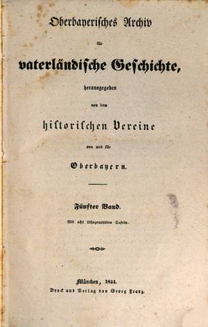  - Oberbayerisches Archiv 1844