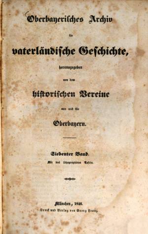  - Oberbayerisches Archiv 1846