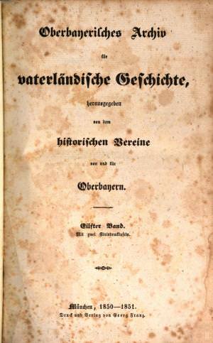  - Oberbayerisches Archiv 1851