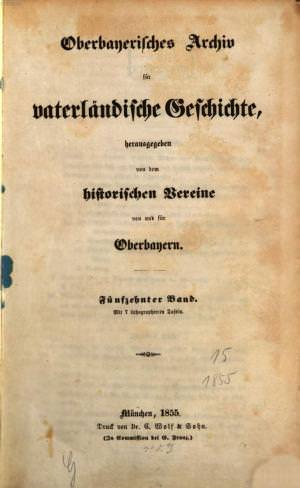  - Oberbayerisches Archiv 1855