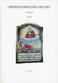  - Oberbayerisches Archiv  2001