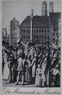 Schattenhofer Michael - Die Mariensäule in München
