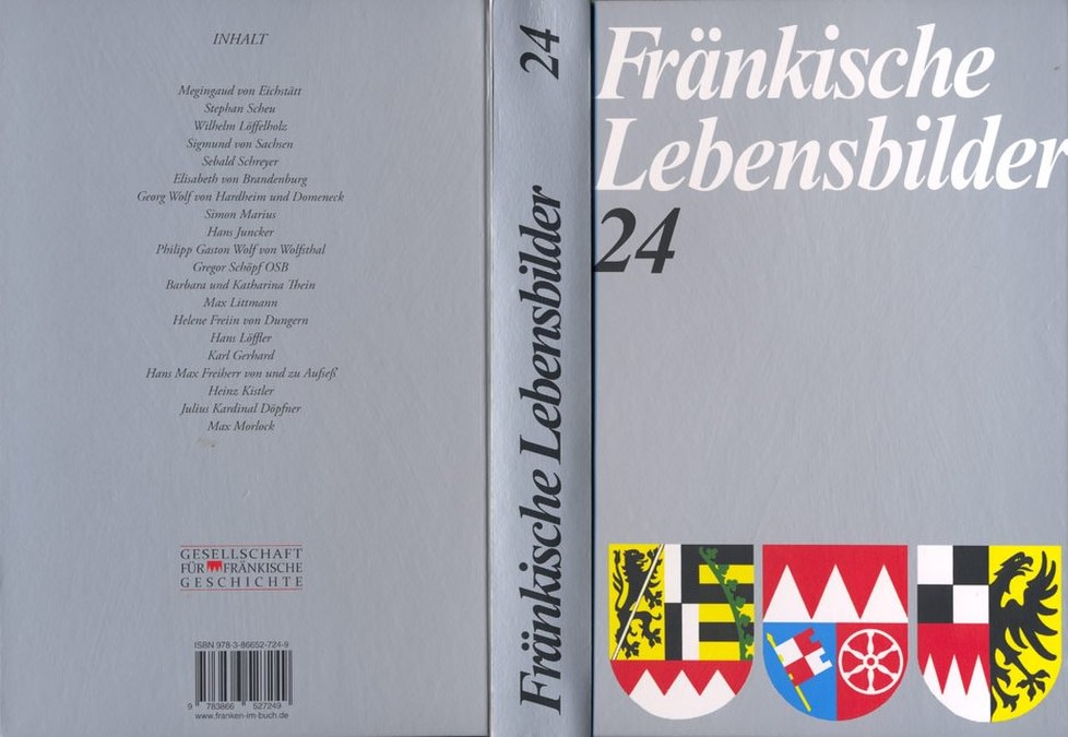 Schneider Erich - Fränkische Lebensbilder Band 24
