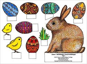 Revano Veronika - Ostern - Ausschneidebogen, Bastelbogen