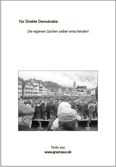  - Für Direkte Demokratie