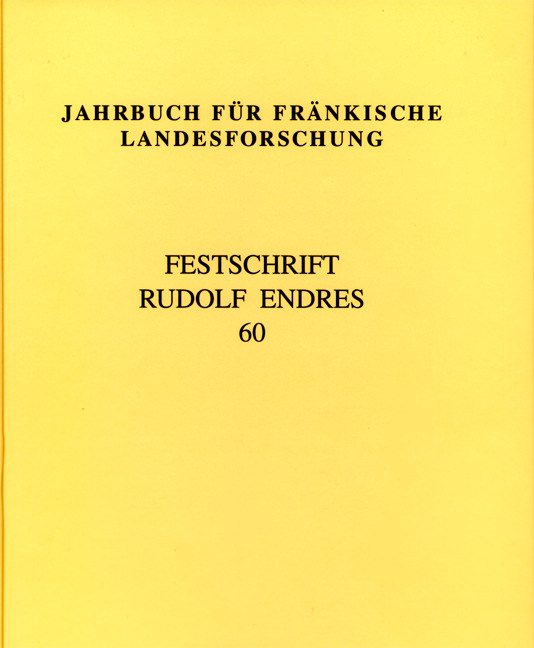 Bühl Charlotte, Fleischmann Peter - Jahrbuch für fränkische Landesforschung
