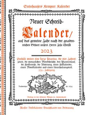  - Steinhausers Kempter Kalender