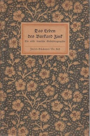 Zink Burkard - Das Leben des Burkard Zink